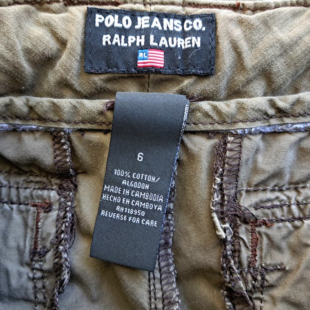Ralph Lauren Women's Tan Straight-Leg Cargo Pants - Picture 5 of 8
